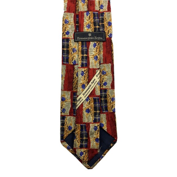 Ermenegildo Zegna Men's Pure Silk Necktie Made in‎ Italy EUC - Picture 4 of 12